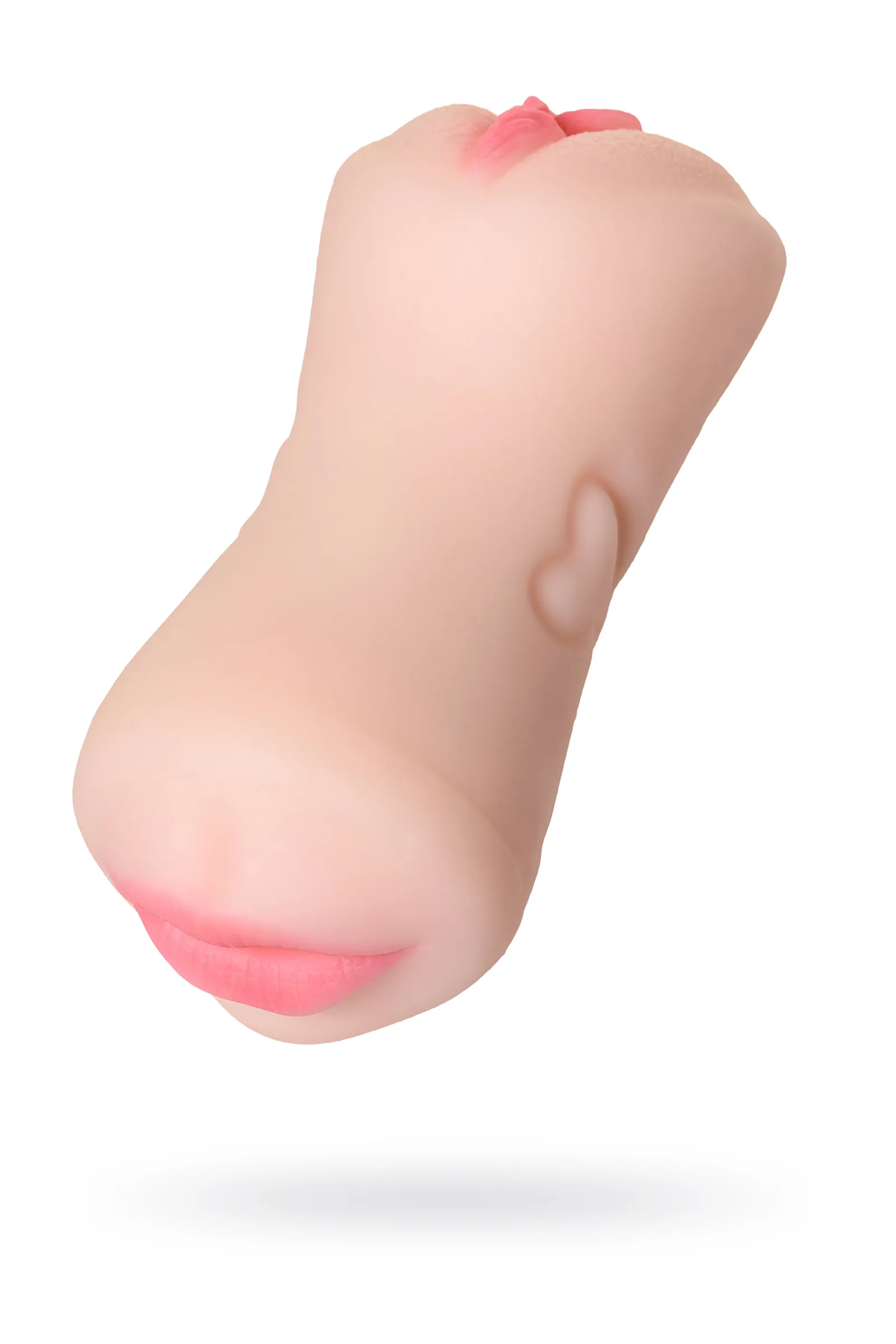 Мастурбатор реалистичный TOYFA Juicy Pussy Pretty Mouth, рот и вагина, Softskin, телесный,17 см