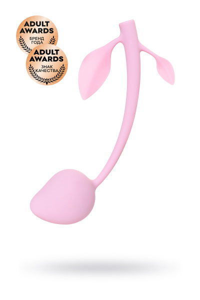 Вагинальные шарики JOS BERRY, силикон, розовый 15.5 см