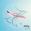 Пульсатор и вибратор с функцией подогрева JOS MILLY, 