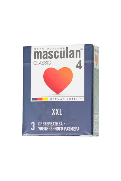 Презервативы Masculan Classic 4,№3,увеличенного размера (XXL)