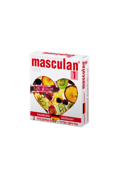 Презервативы Masculan Ultra 1,№3,тутти-Фрутти (Tutti-Frutti) 