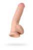 Фаллоимитатор на присоске TOYFA RealStick Elite DILDO, TPR, телесный, 24 см