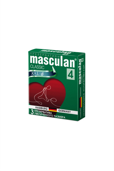 Презервативы Masculan Classic 4,№3,увеличенного размера (XXL)