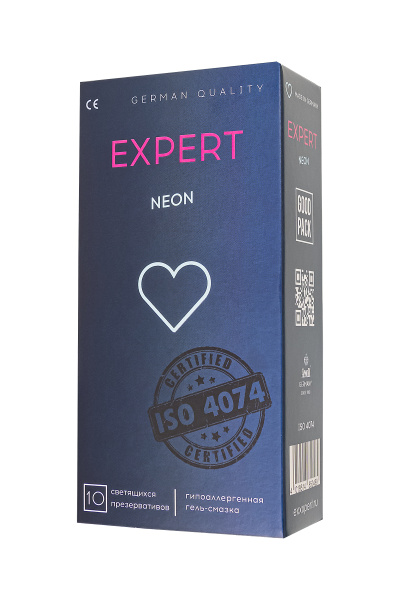 Презервативы EXPERT Neon Germany 10шт. (светящиеся)