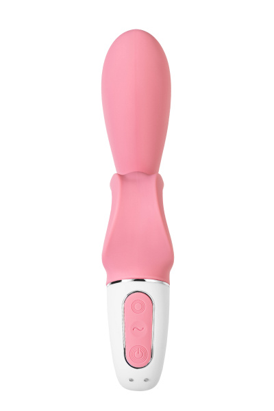 Нереалистичный вибратор Satisfyer Hug me, розовый