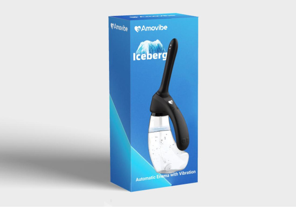Душ для интимной гигиены Amovibe Iceberg с вибрацией и автоматической подачей воды