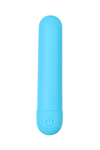 Вибропуля A-toys MURR, силикон, голубой, 10 см