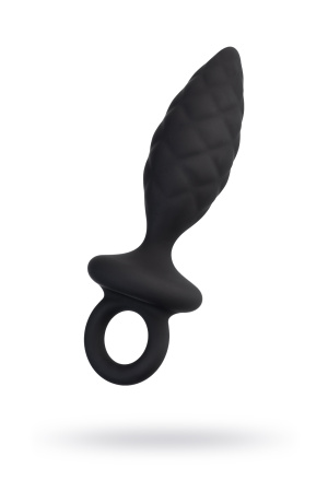 Анальная пробка Erotist Strob S - size, черная, 7 см Ø 2,6