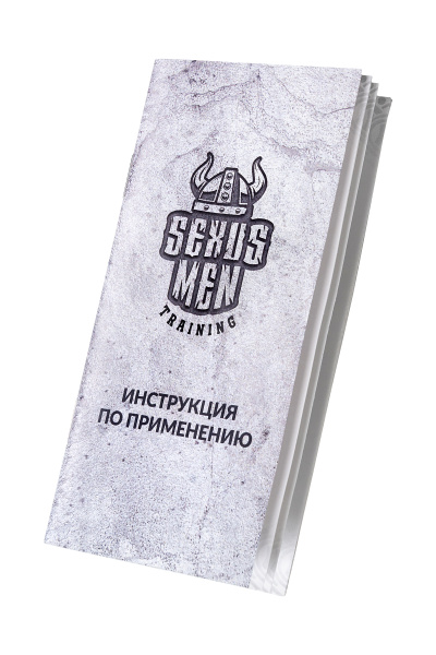 Механическая помпа для пениса Sexus Men Lars, ABS-пластик, черная, 22 см